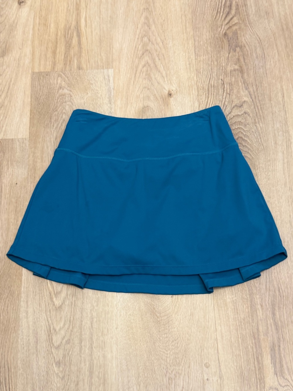 Soothfeel Teal Blue Athletic Mini Skirt